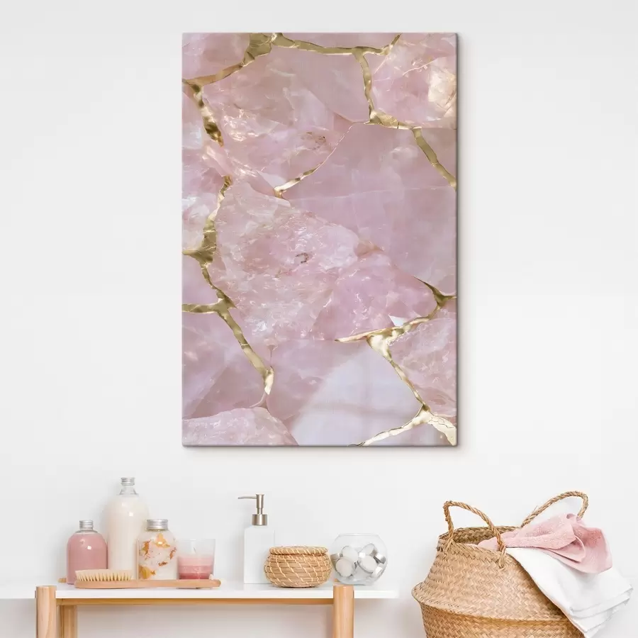 Tableau La texture du quartz rose s49873
