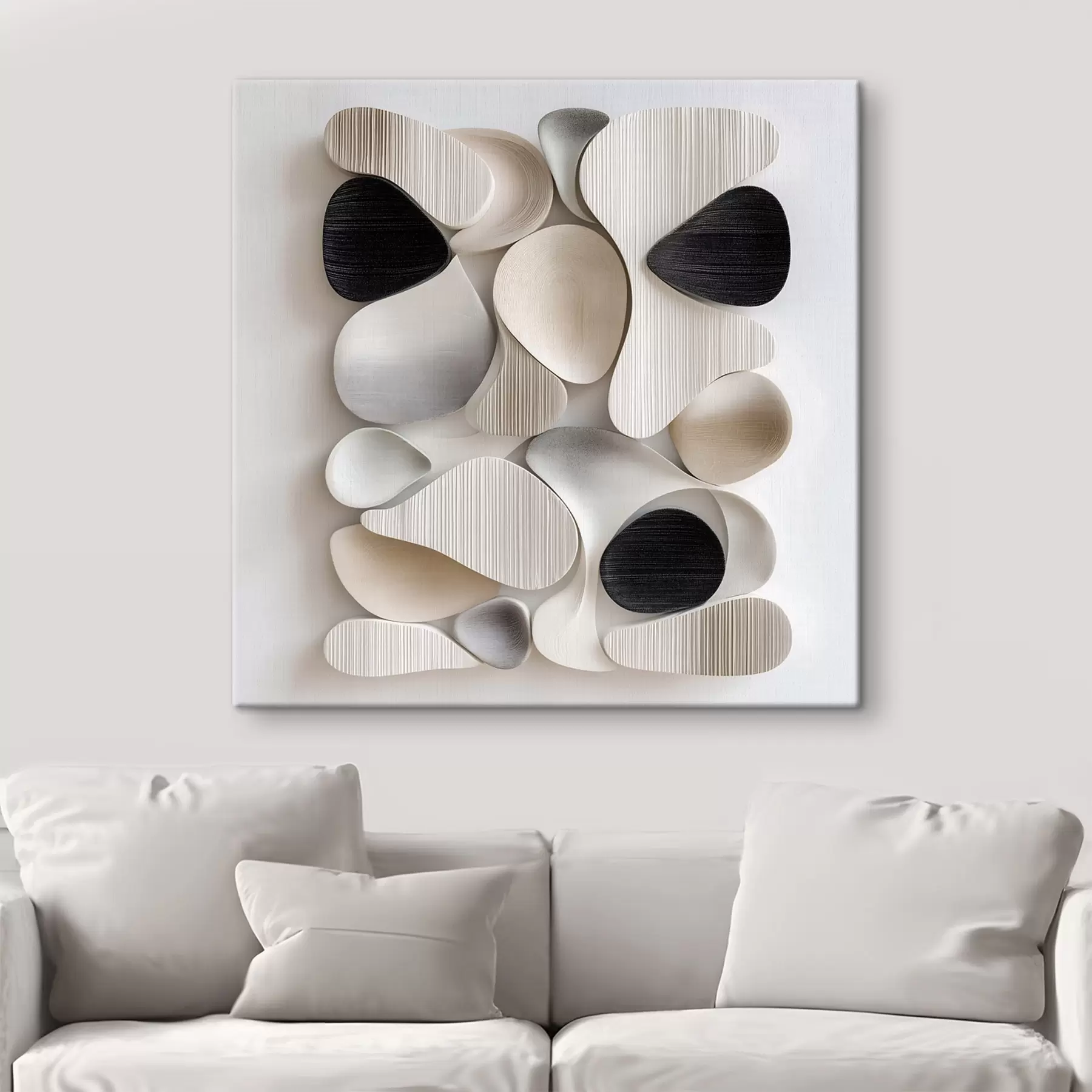 Tableau Une composition dans le style d'un bas-relief architectural moderne s49889