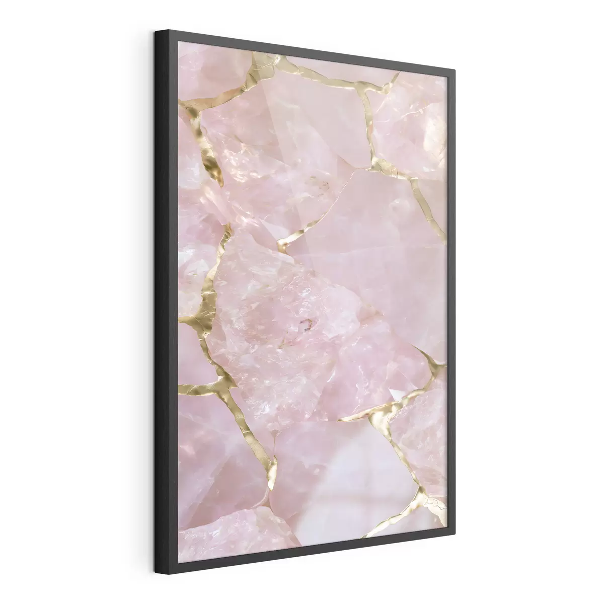 Poster La texture du quartz rose f49873