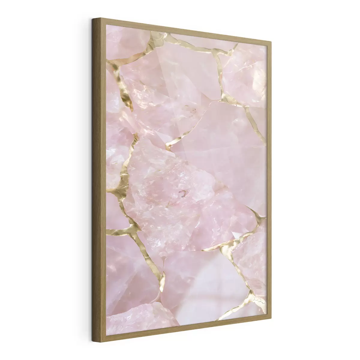 Poster La texture du quartz rose f49873