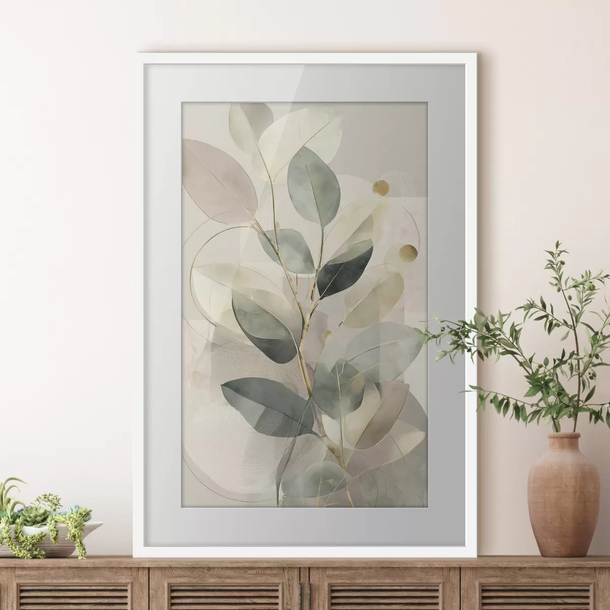 Poster Feuillage transparent f49878