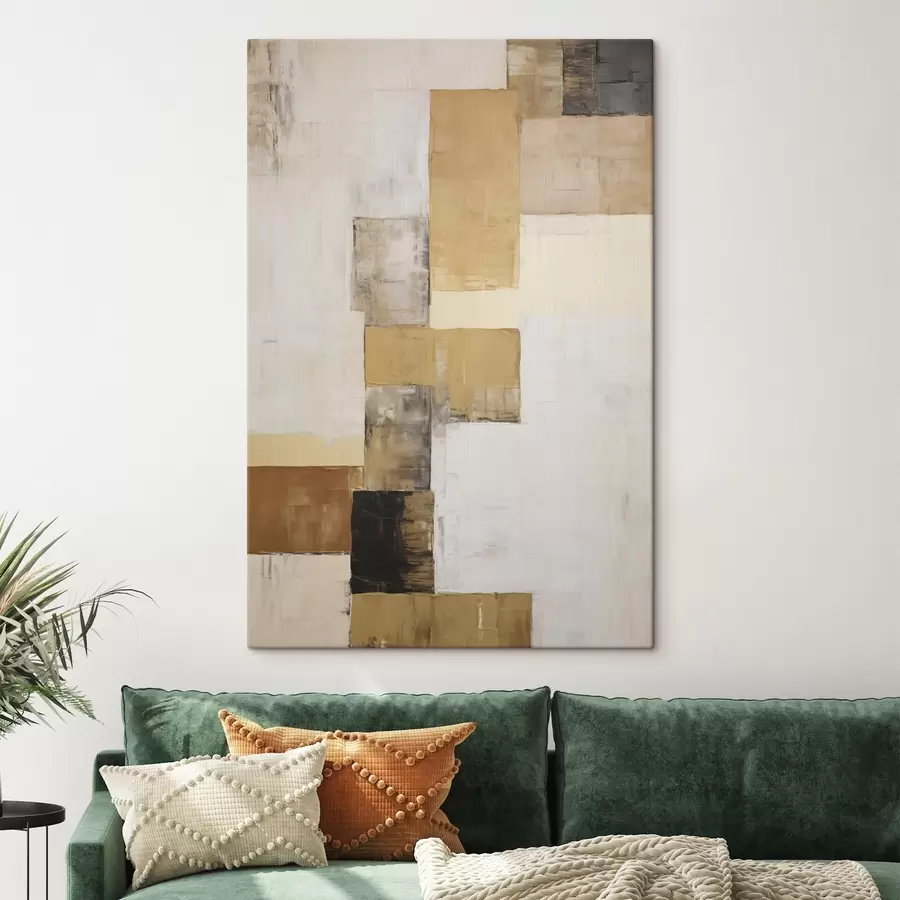 Tableau Abstraction imitation de la peinture s49897