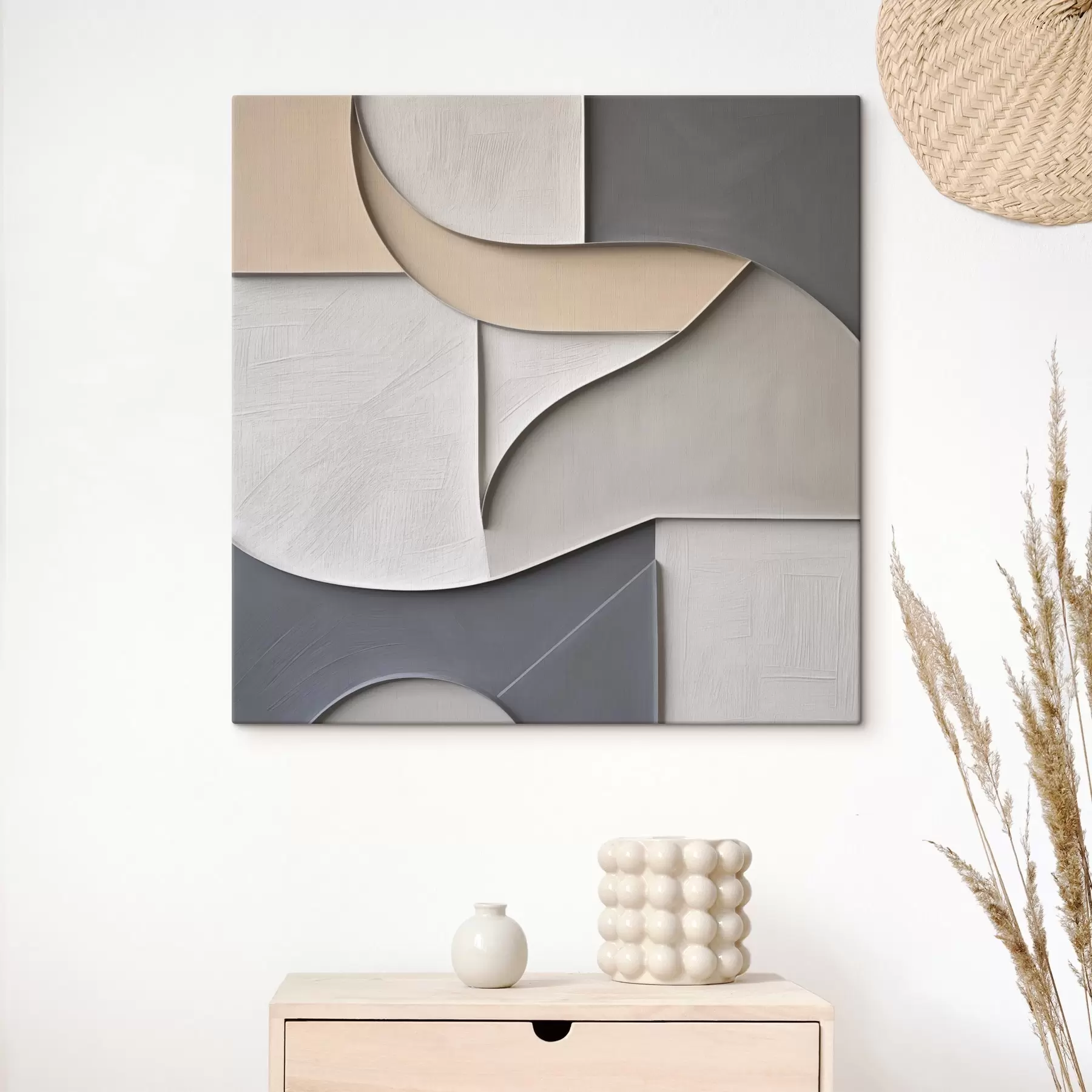 Tableau Illustration abstraite et minimaliste s49905