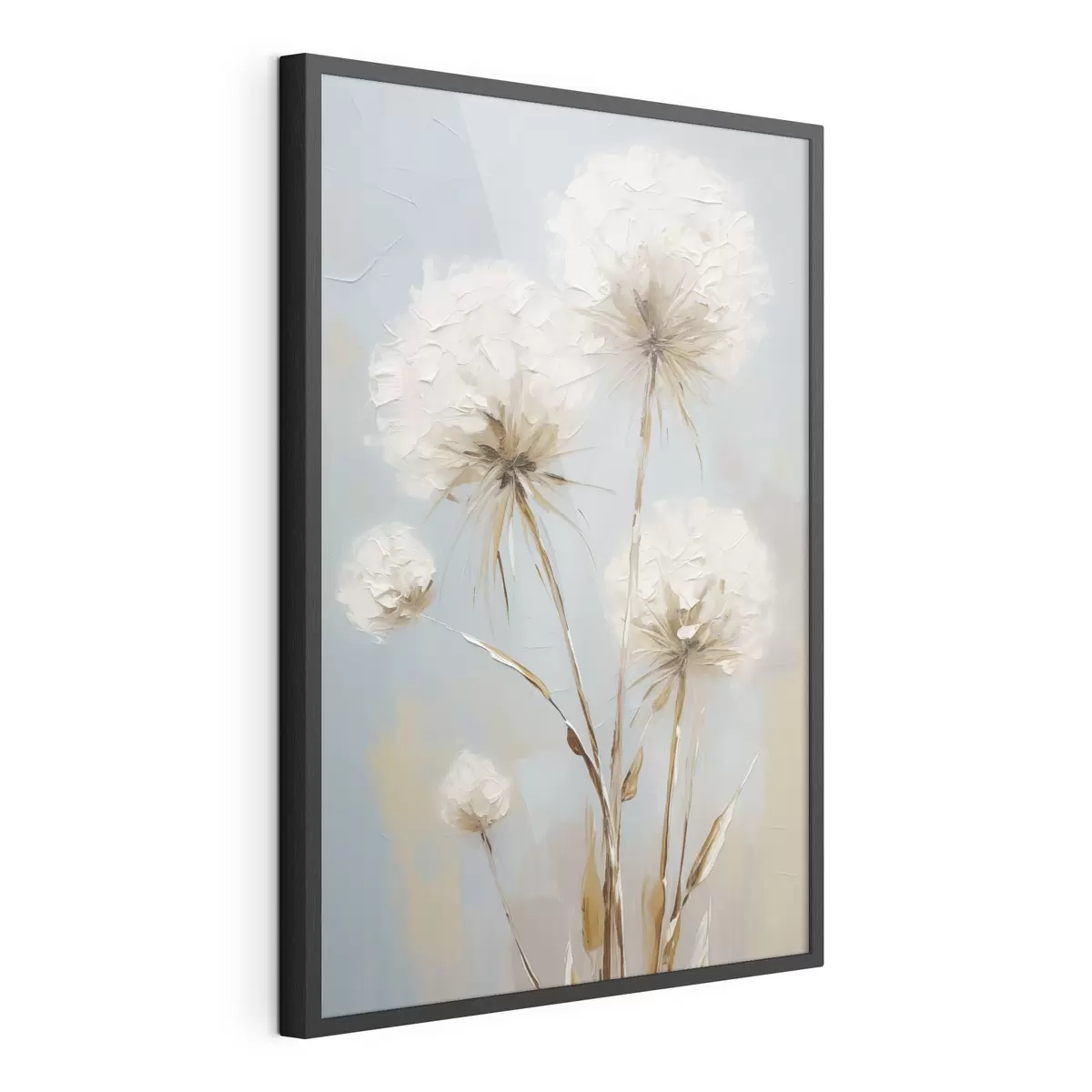 Poster Peinture imitant des pissenlits f49895