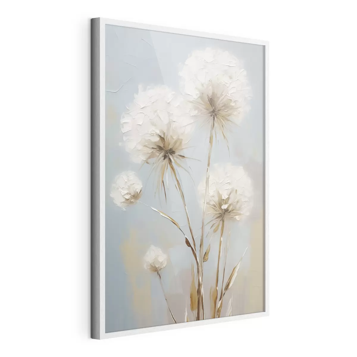 Poster Peinture imitant des pissenlits f49895