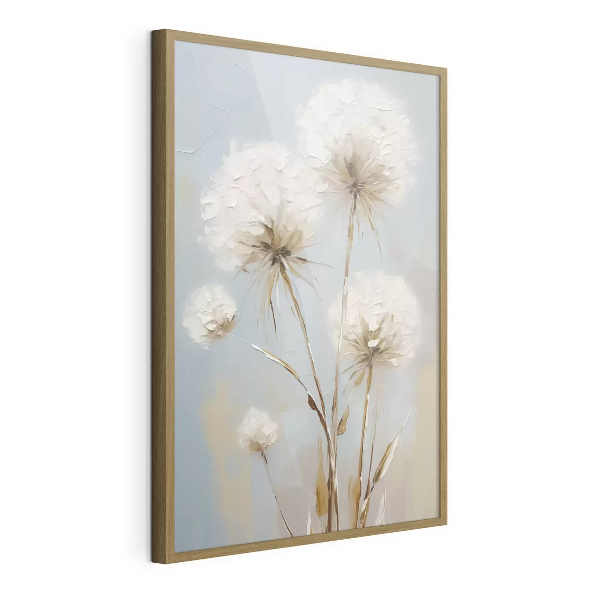 Poster Peinture imitant des pissenlits f49895