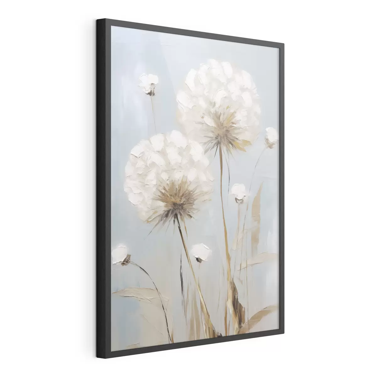 Poster Peinture imitant des pissenlits f49896