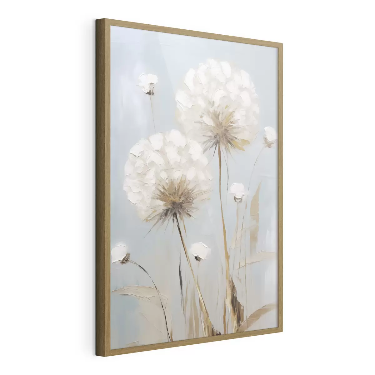 Poster Peinture imitant des pissenlits f49896