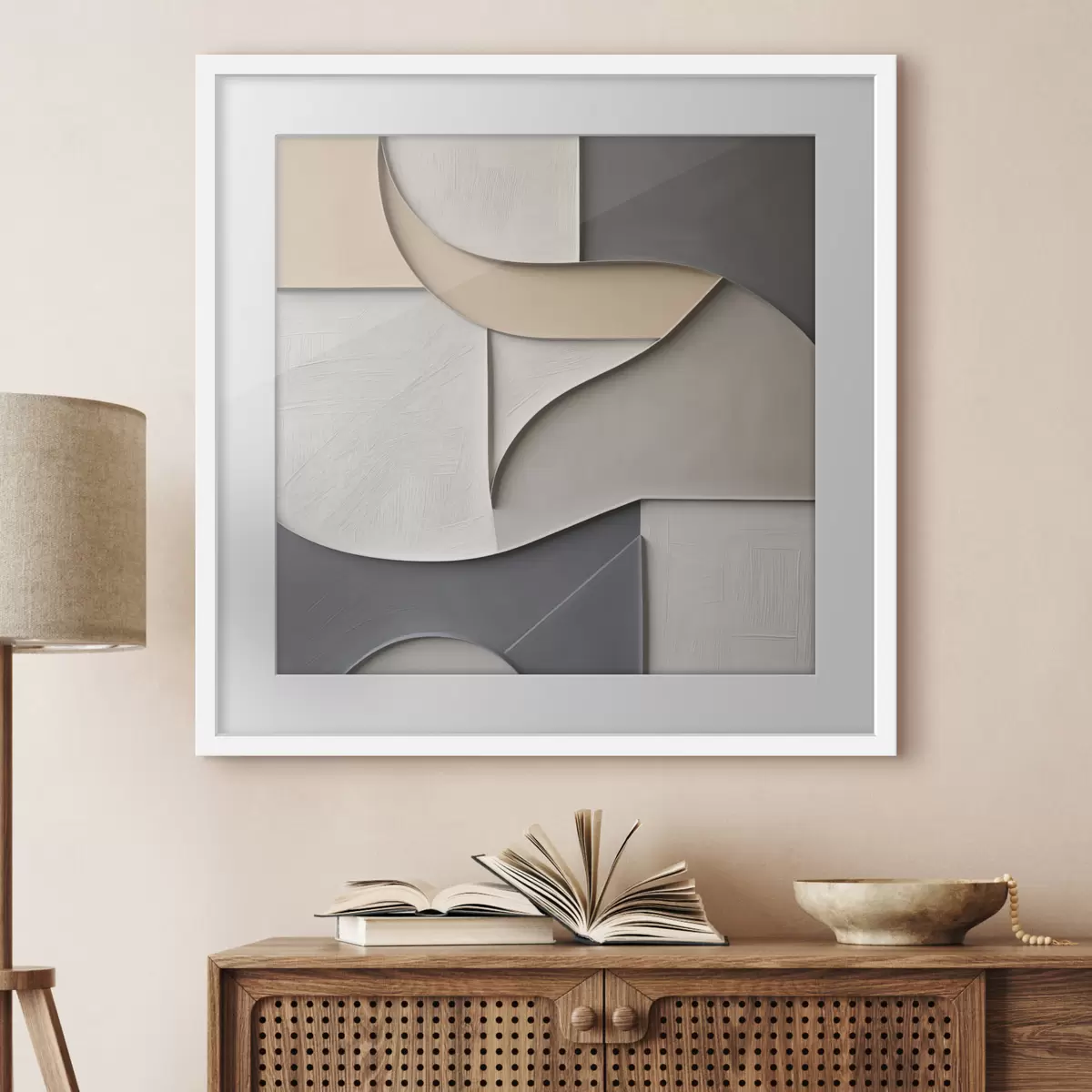 Poster Illustration abstraite et minimaliste f49905