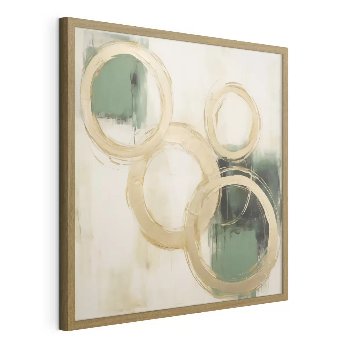 Poster Cercles abstraits, imitation de la peinture f49907