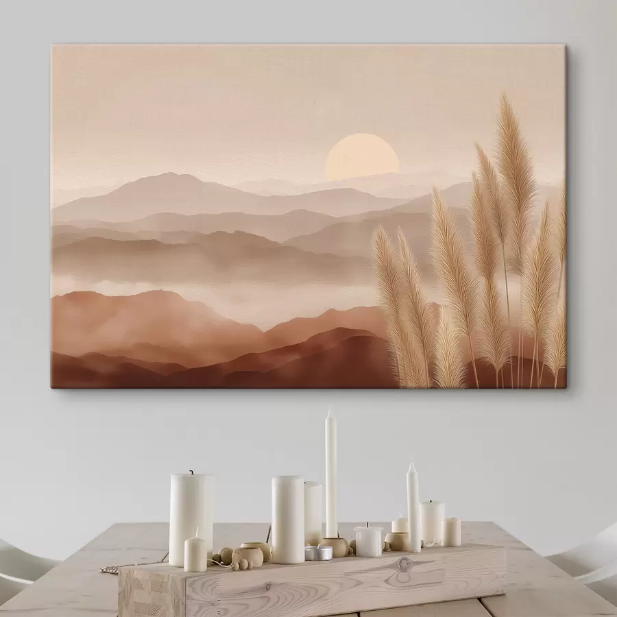 Tableau Paysage de montagne s49909