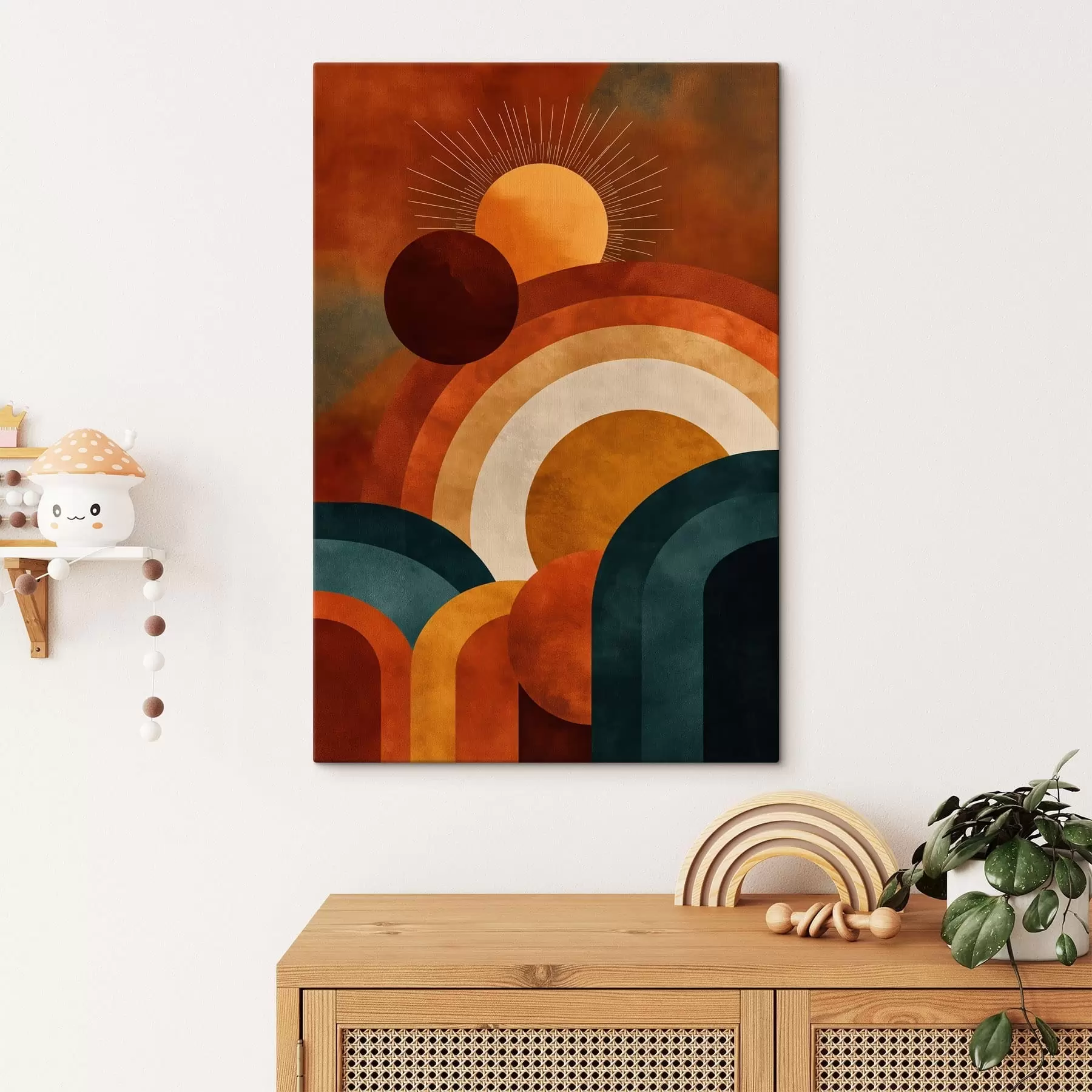 Tableau La géométrie et le Soleil s49911