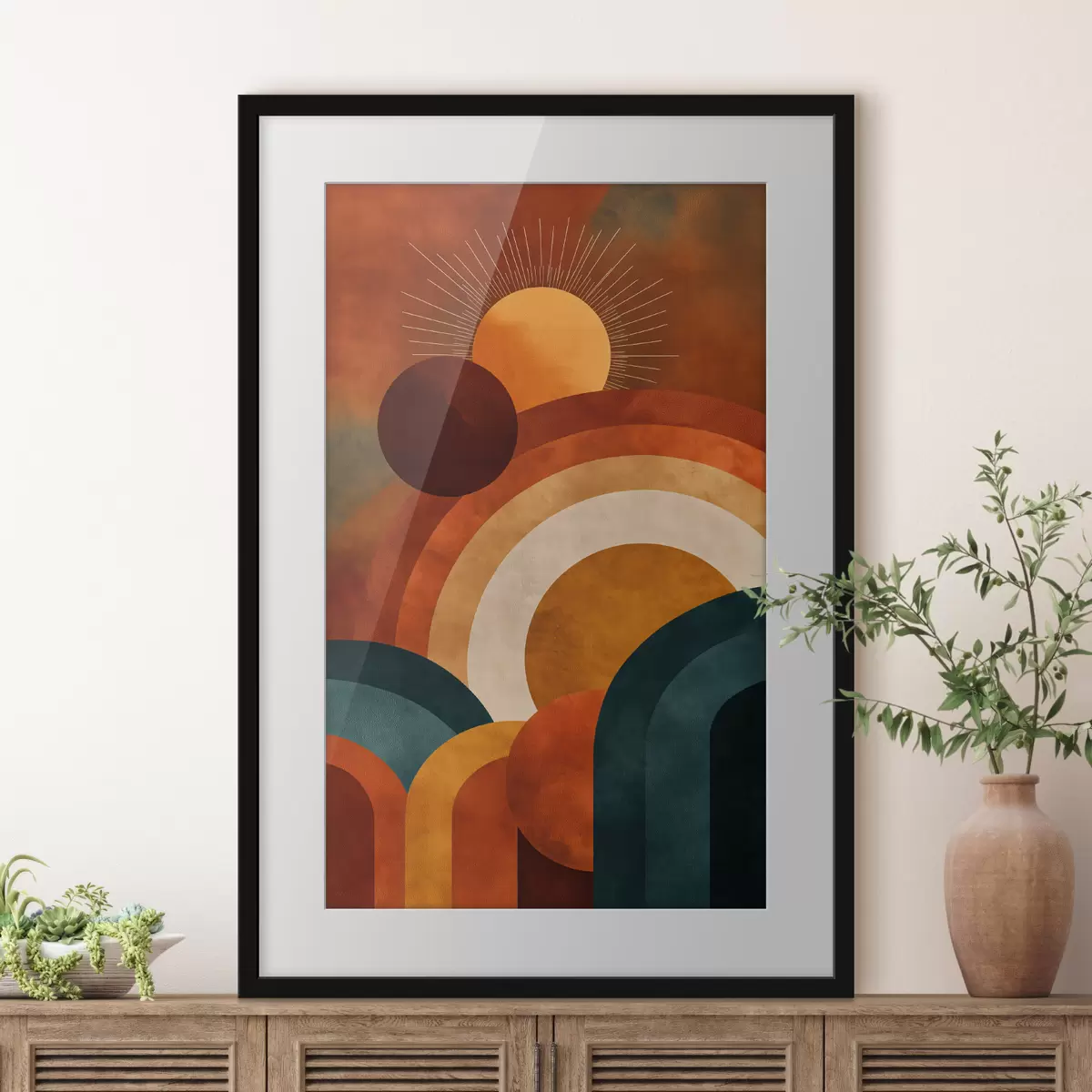 Poster La géométrie et le Soleil f49911