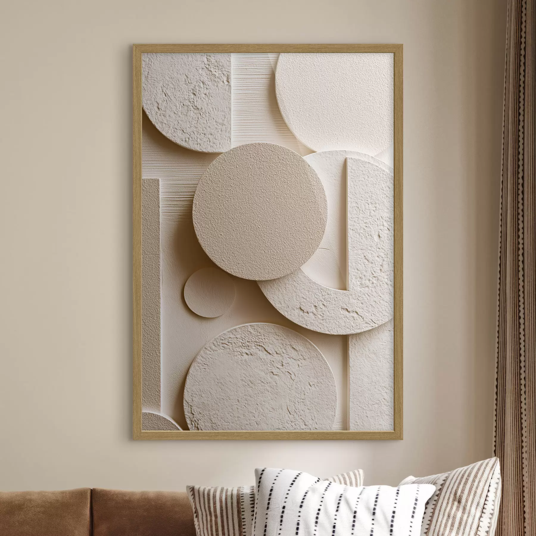 Papier peint Rythme sculptural f49916