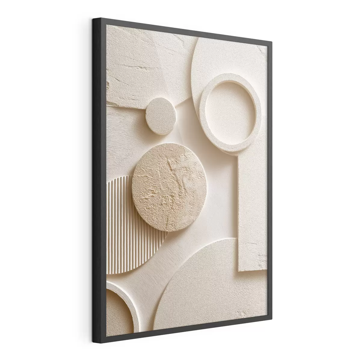 Poster Cercles en relief f49917