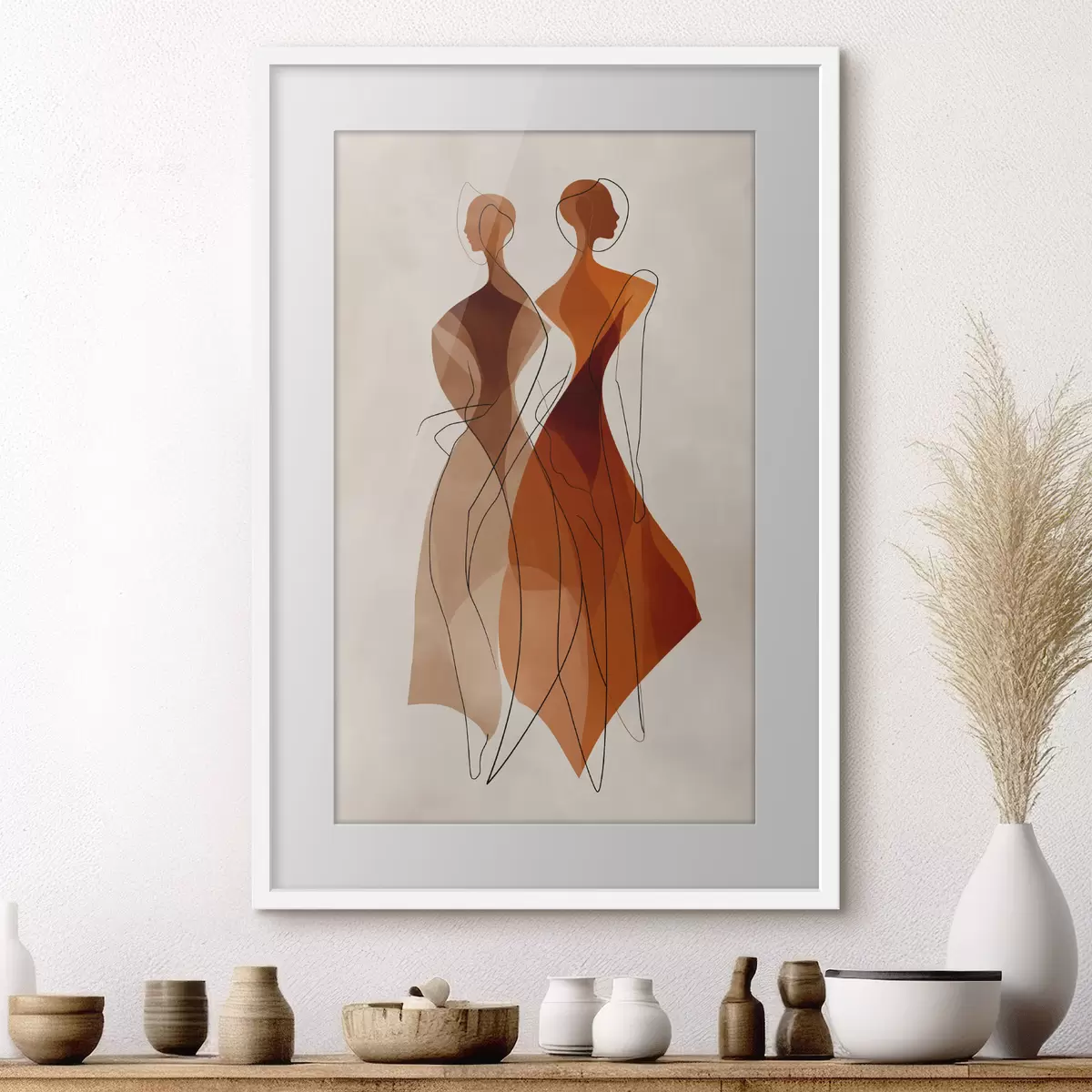 Poster Silhouette et instant f49922