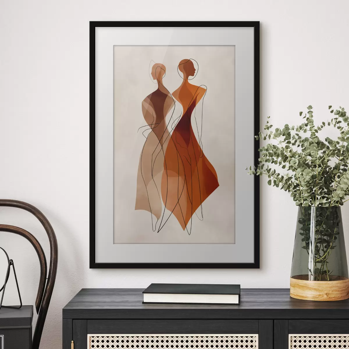 Poster Silhouette et instant f49922