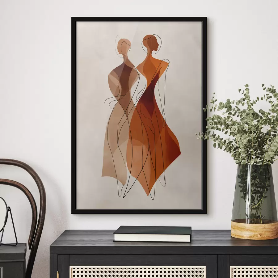 Papier peint Silhouettes abstraites f49922