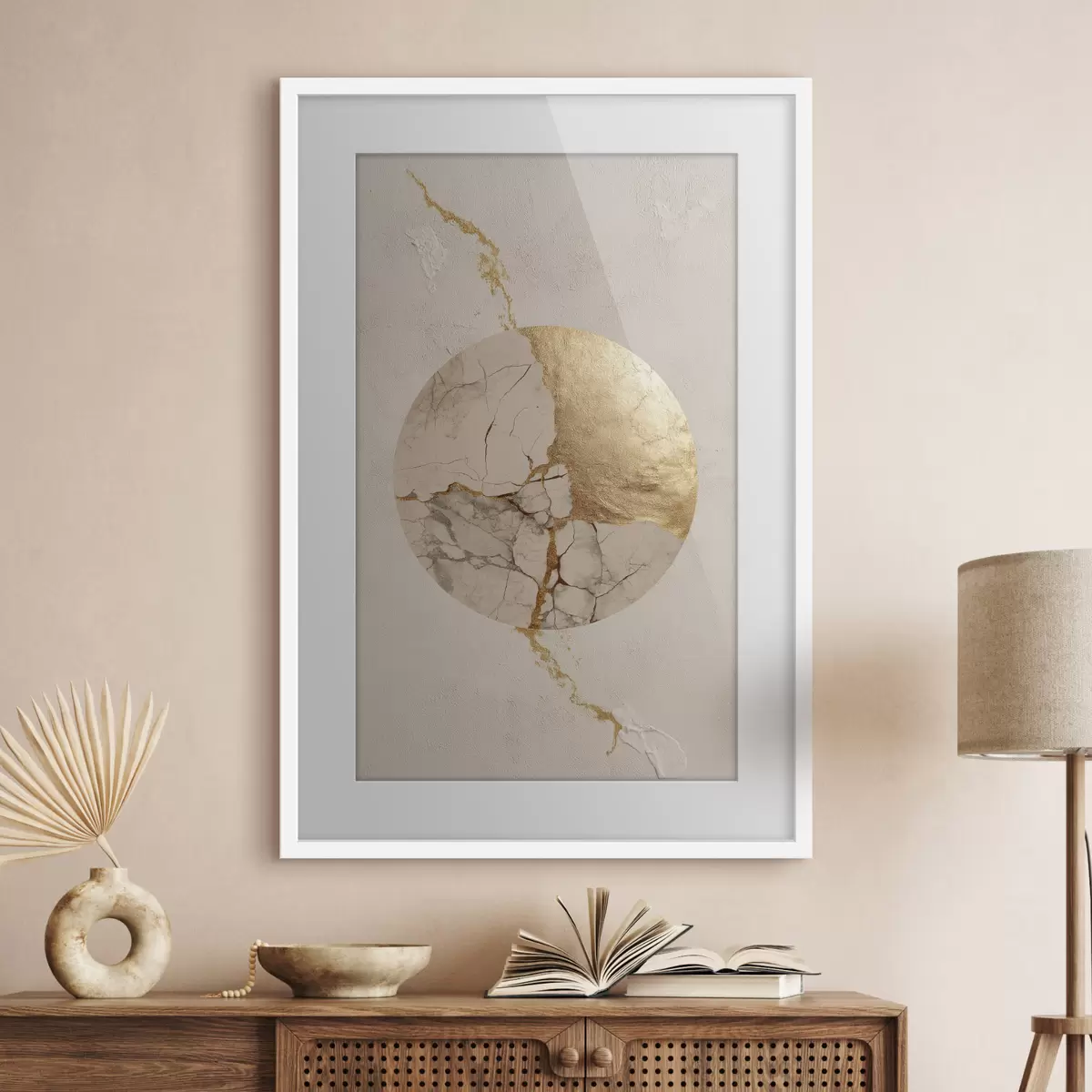 Poster Cercles et lueur f49923