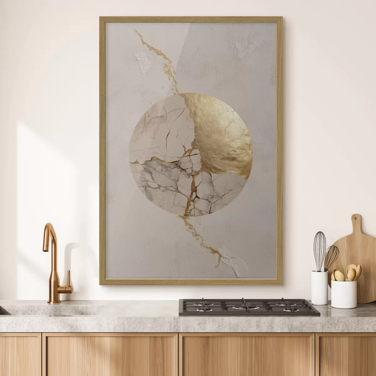 Poster Cercles et lueur f49923