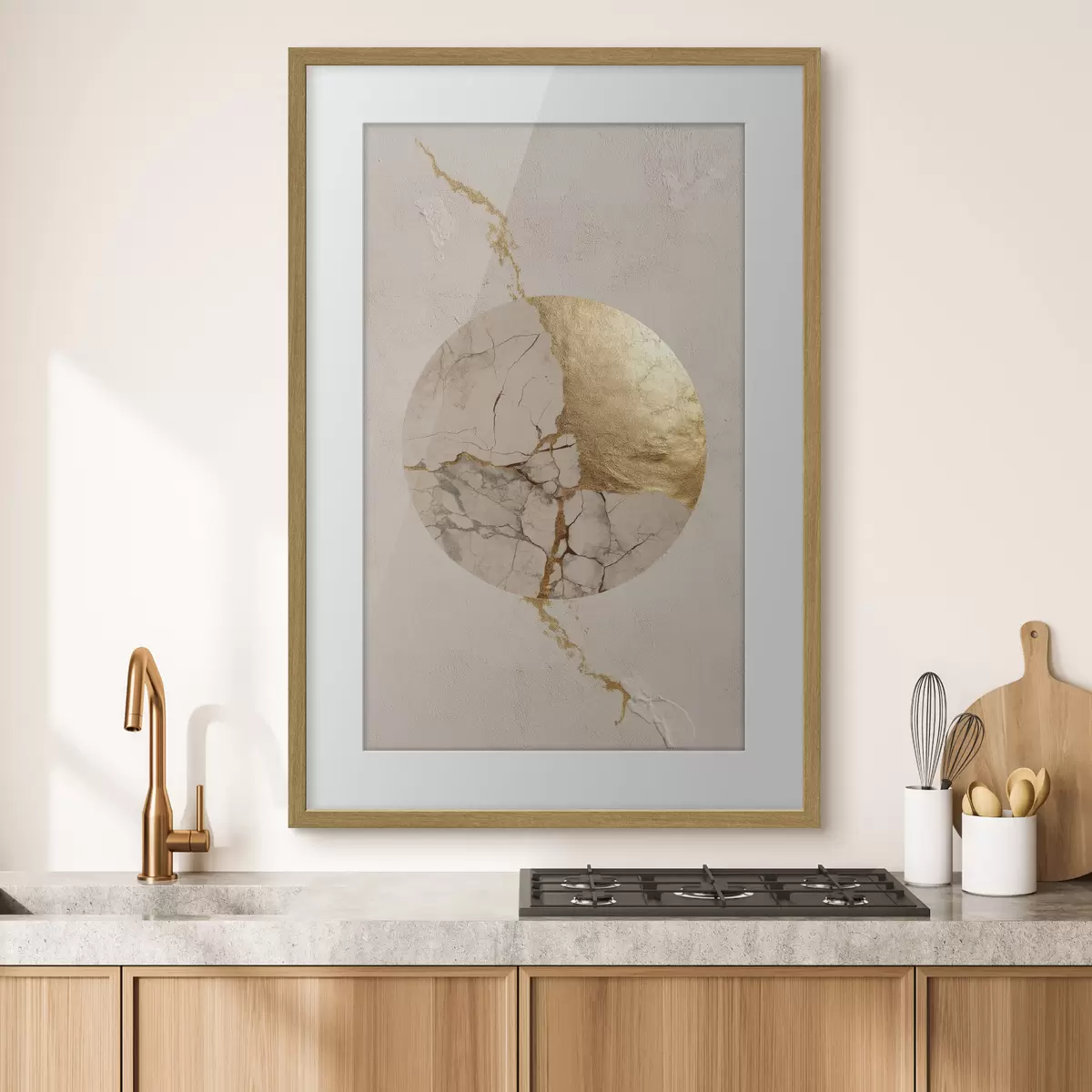 Poster Cercles et lueur f49923