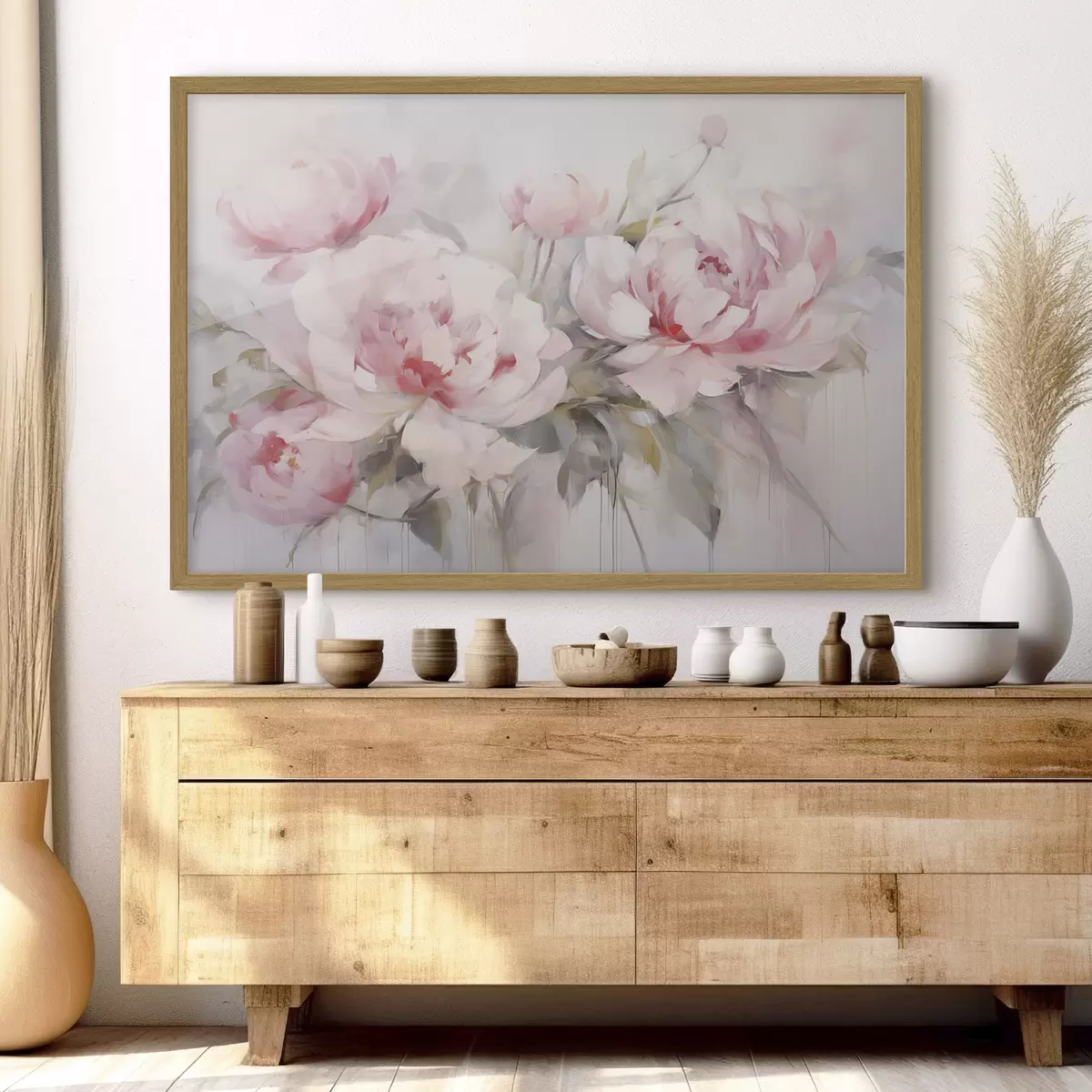 Poster Pivoines et merveille f49929