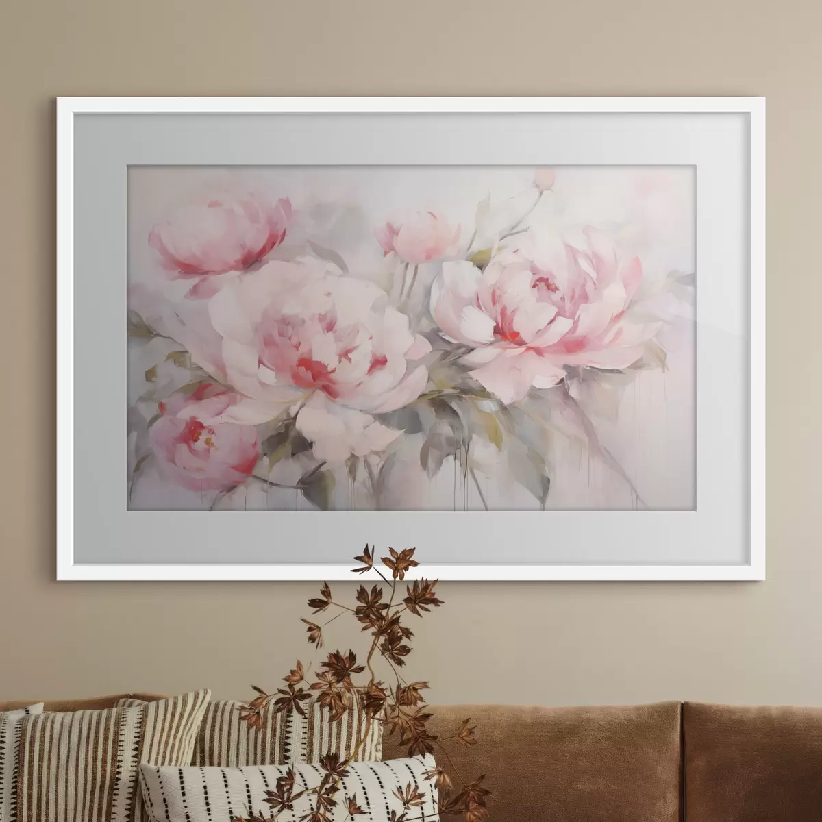 Poster Pivoines et merveille f49929