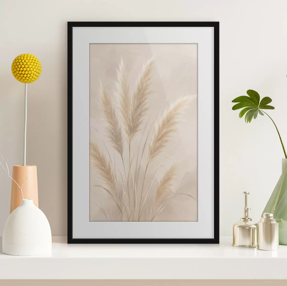 Poster Herbes et pause f49932