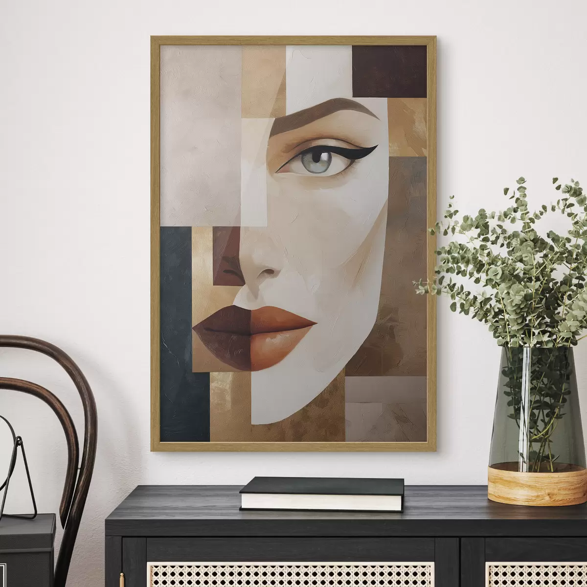 Poster Un visage abstrait f49934