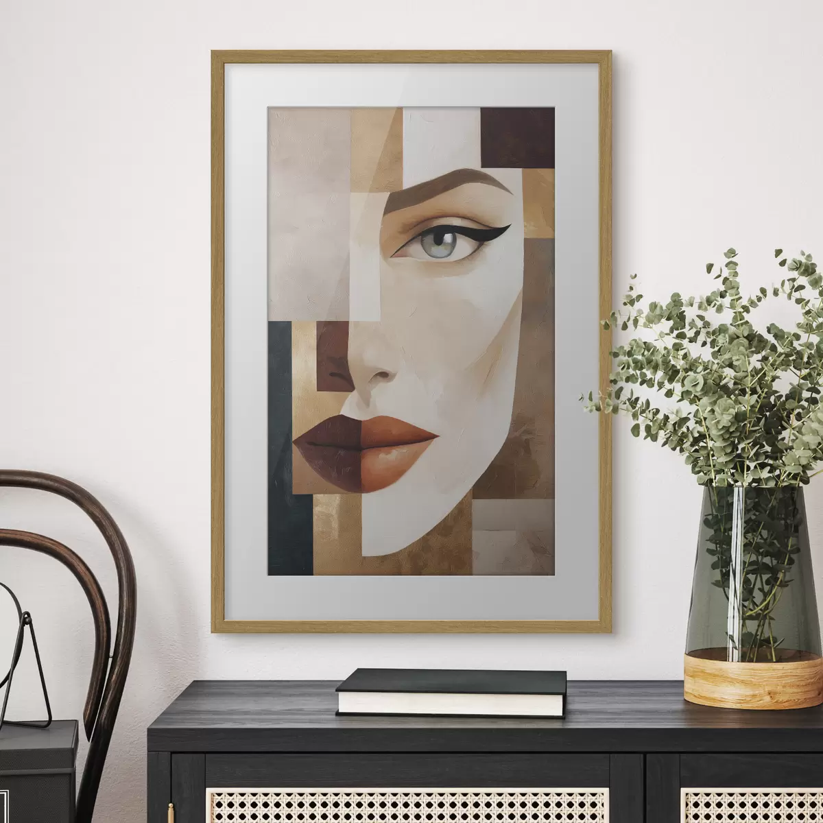 Poster Un visage abstrait f49934