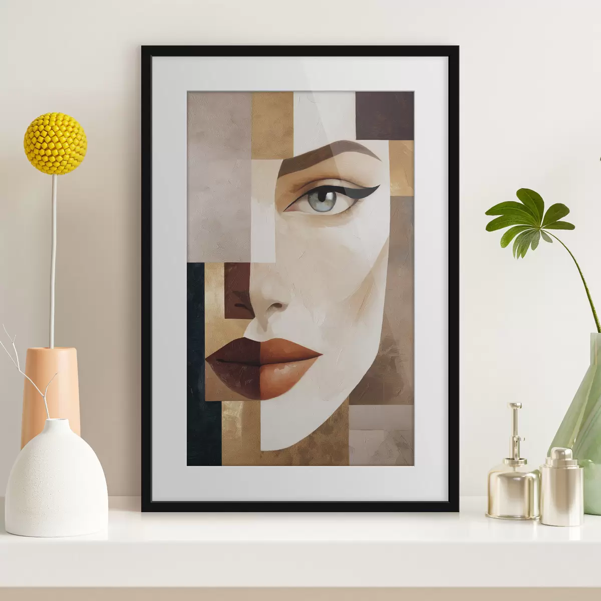 Poster Un visage abstrait f49934