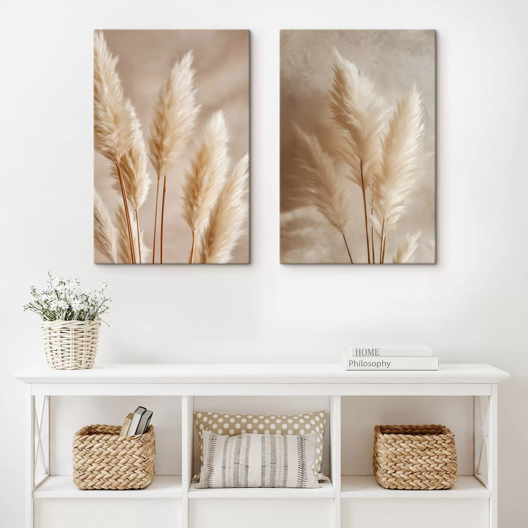 Tableau Herbe de la pampa m30742