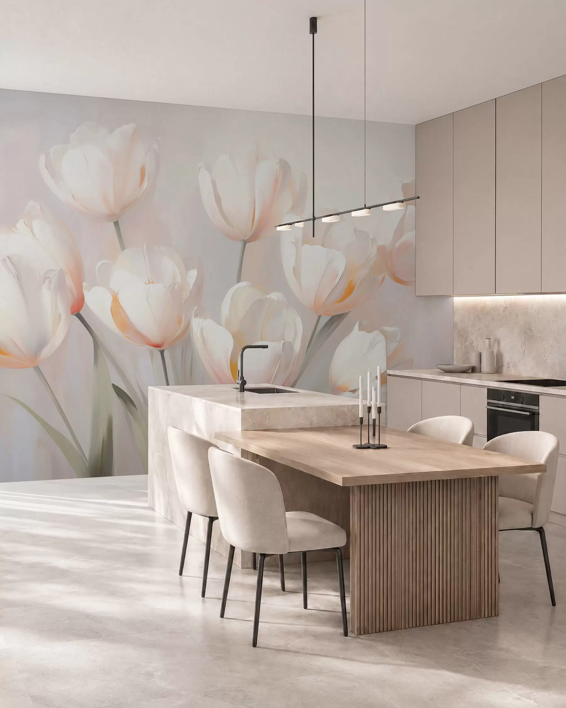 Papier peint Tulipes w05663