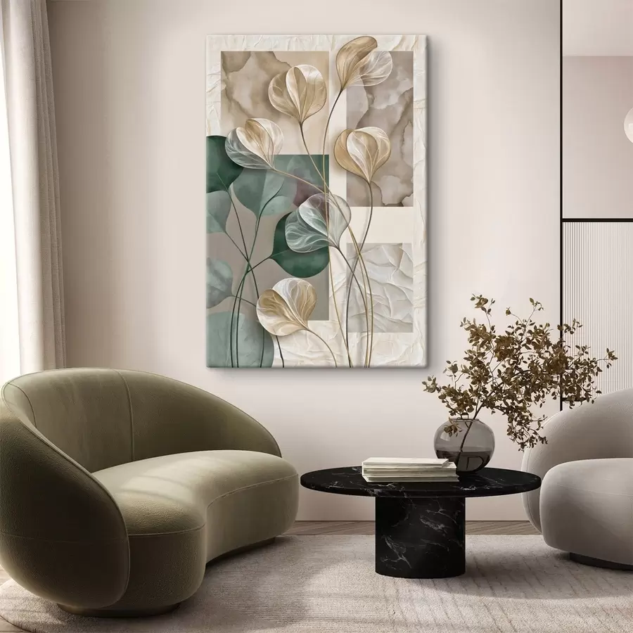Tableau Abstraction botanique s49759