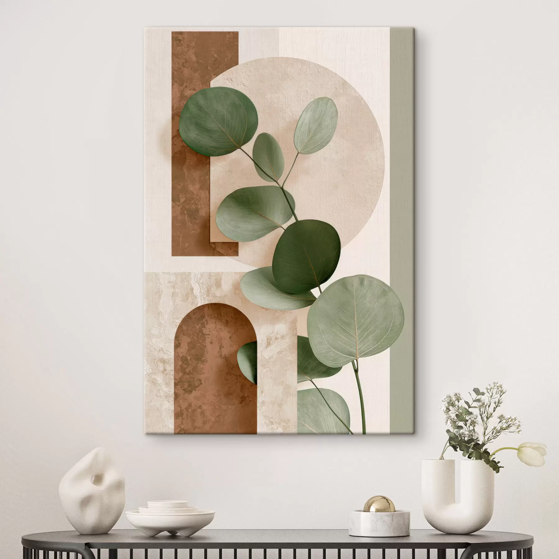 Tableau Abstraction botanique s49857