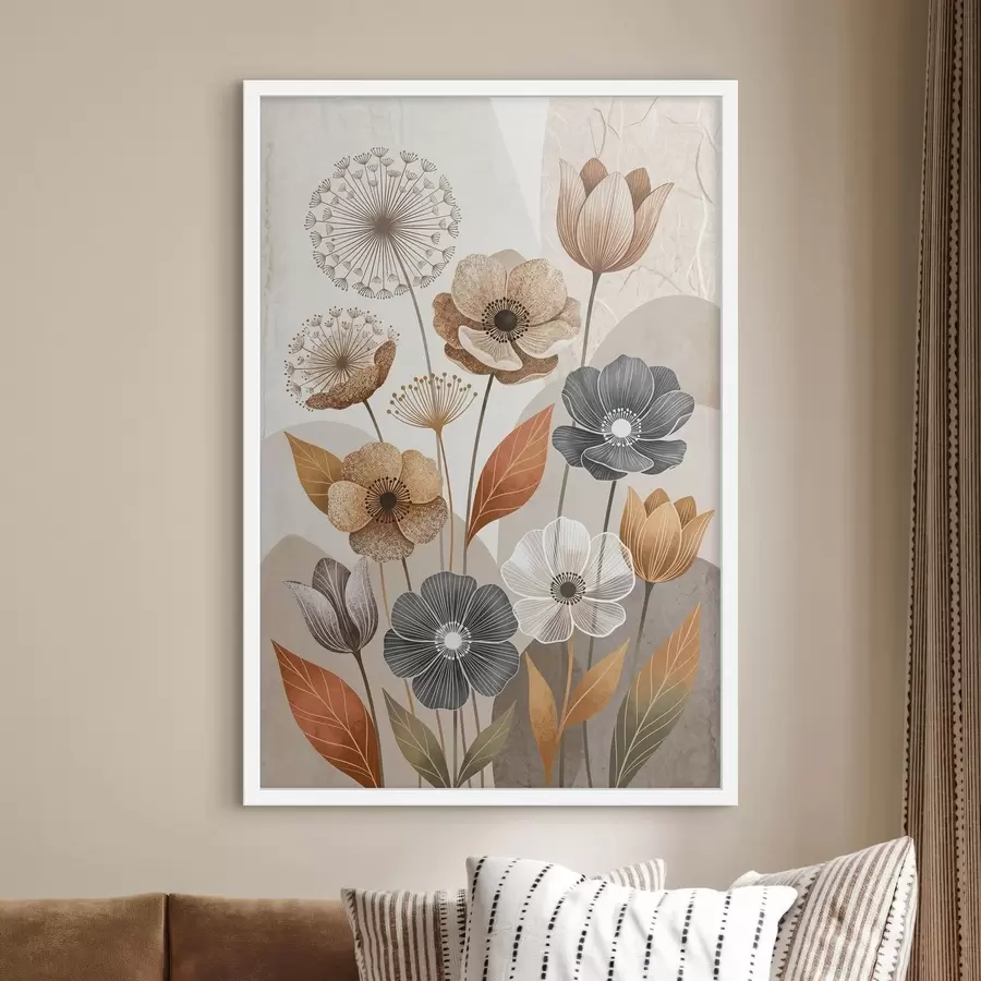 Papier peint Fleurs sauvages f49856