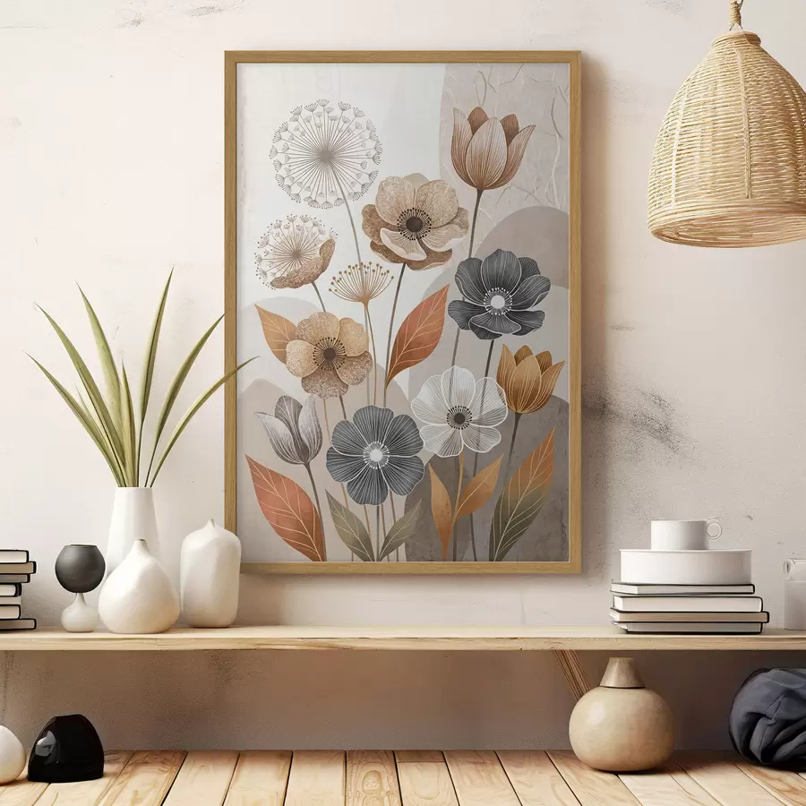 Papier peint Fleurs sauvages f49856