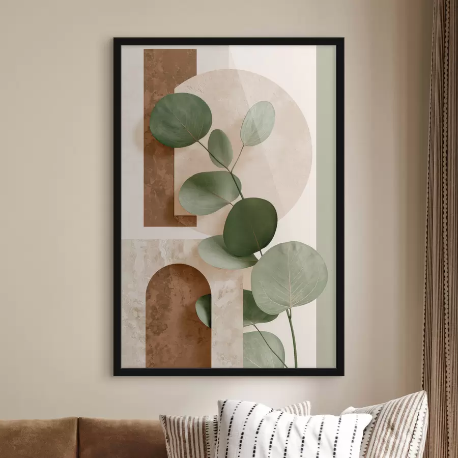Papier peint Abstraction botanique f49857