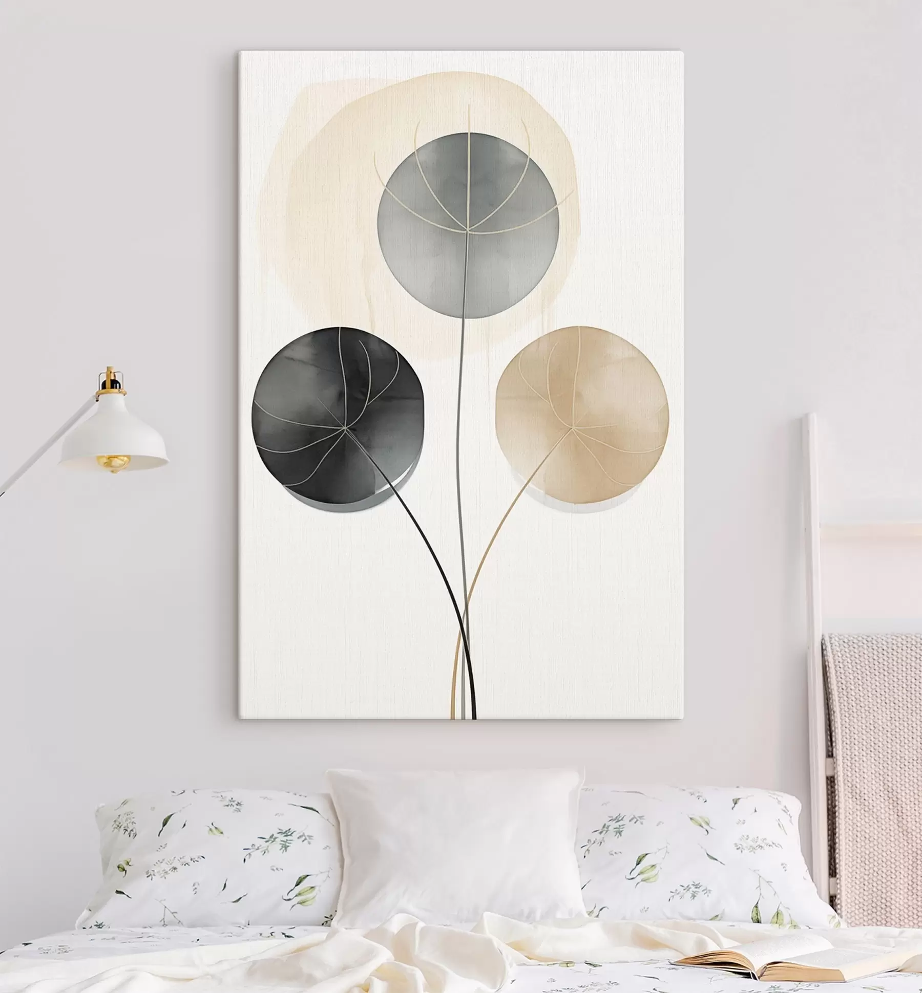 Tableau Peinture aux tons clairs s49998