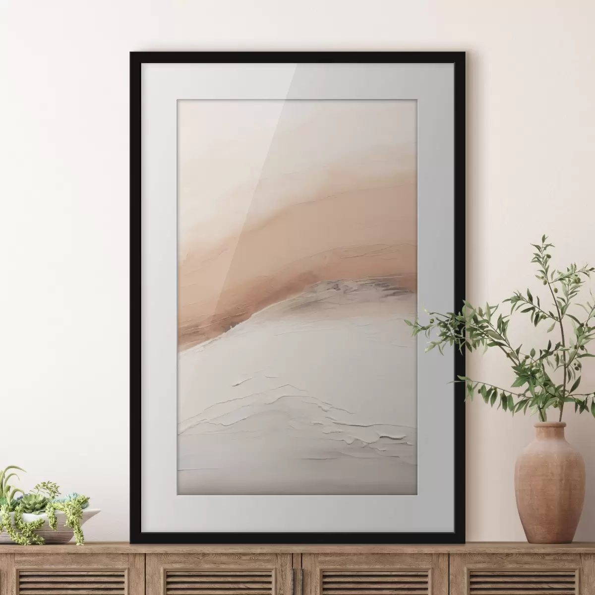 Poster Abstraction avec des nuages f49995