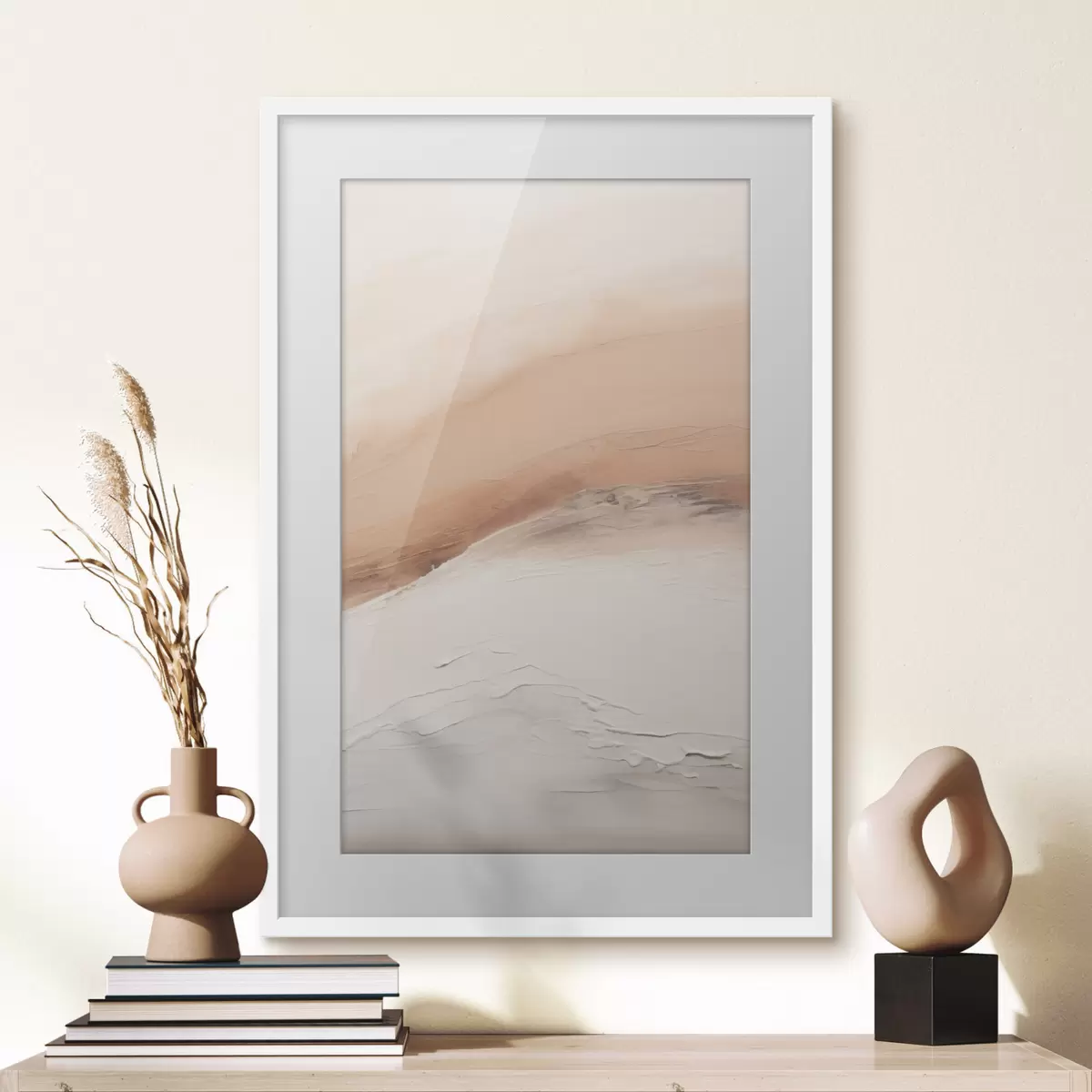Poster Abstraction avec des nuages f49995
