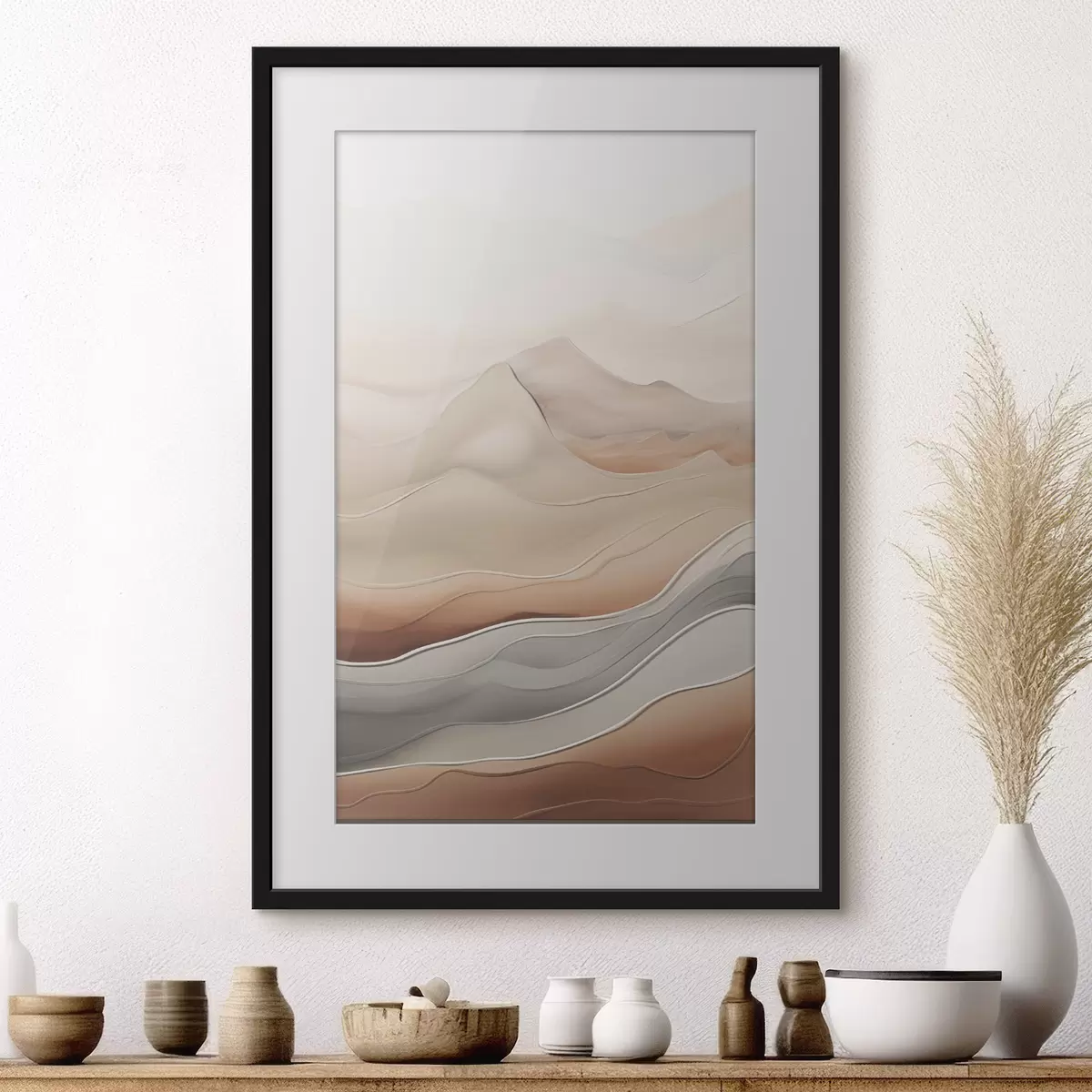 Poster Abstraction aérienne f49996