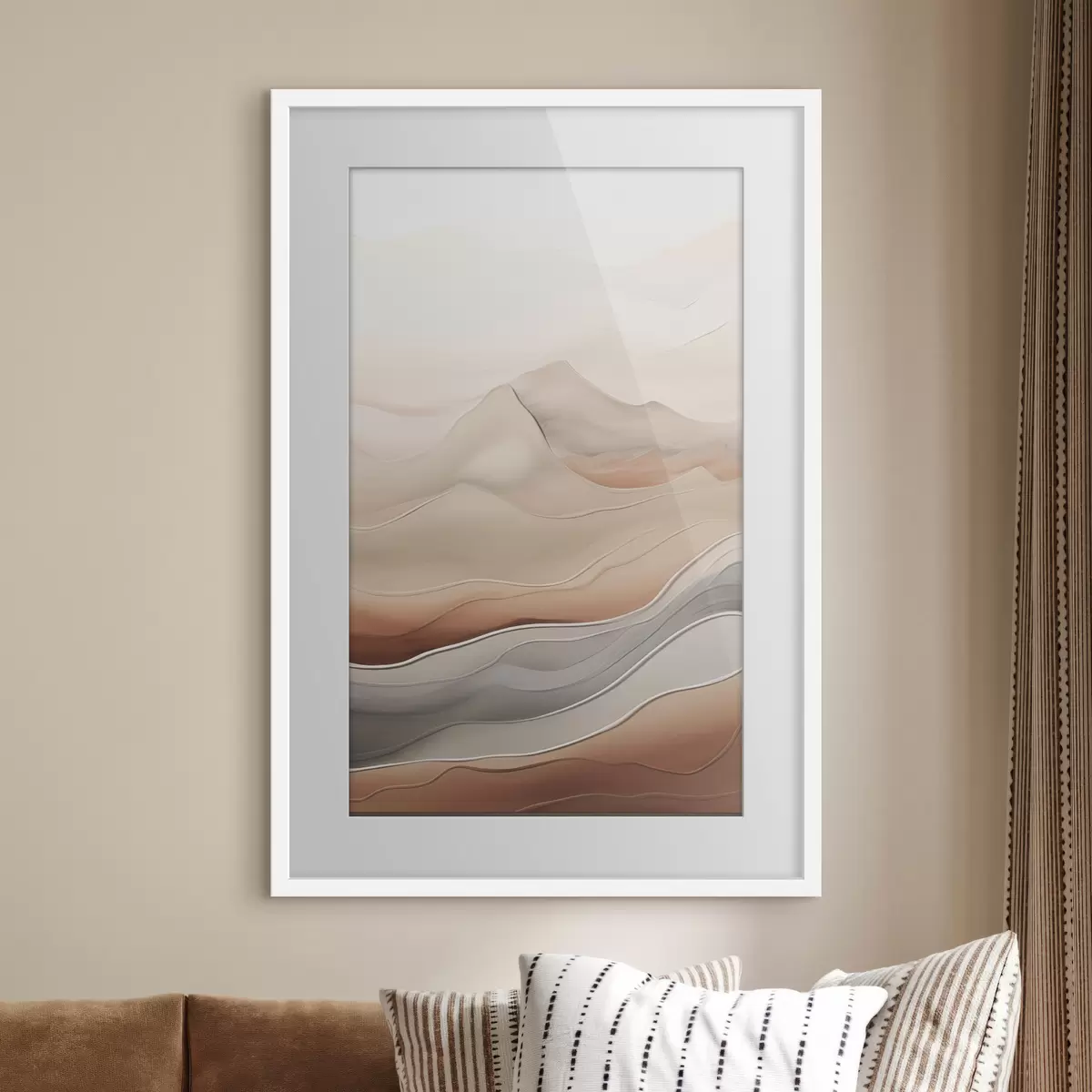 Poster Abstraction aérienne f49996