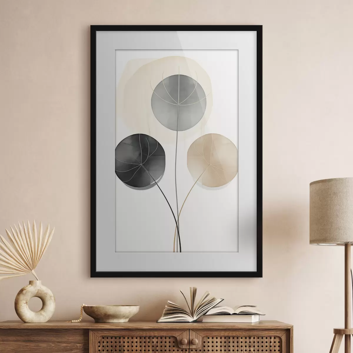 Poster Peinture aux tons clairs f49998