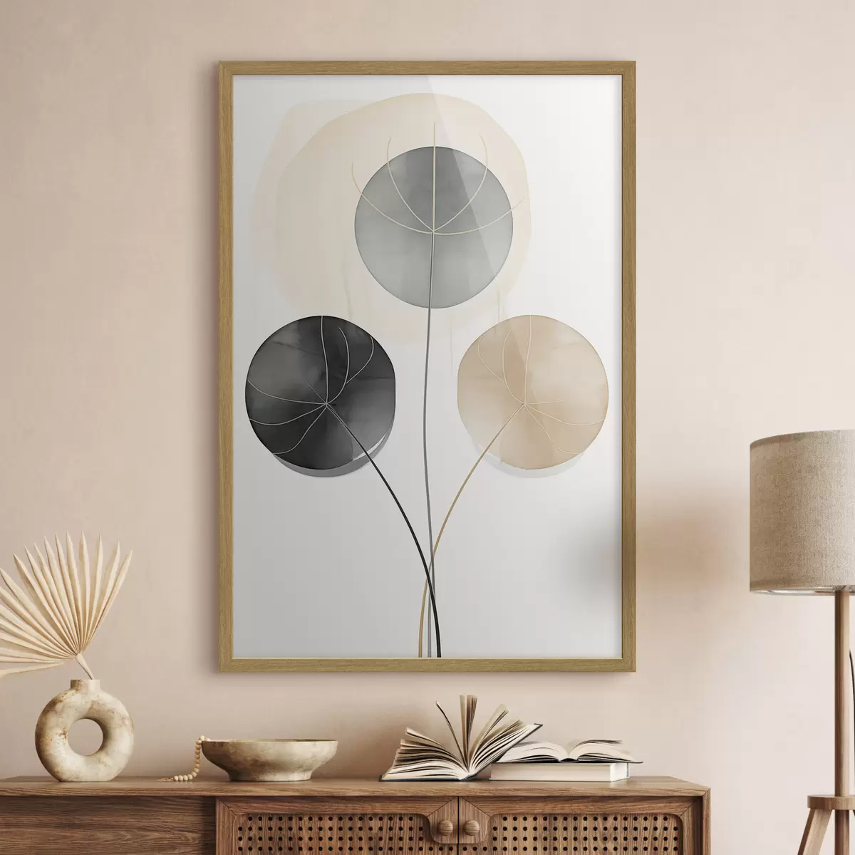 Poster Peinture aux tons clairs f49998