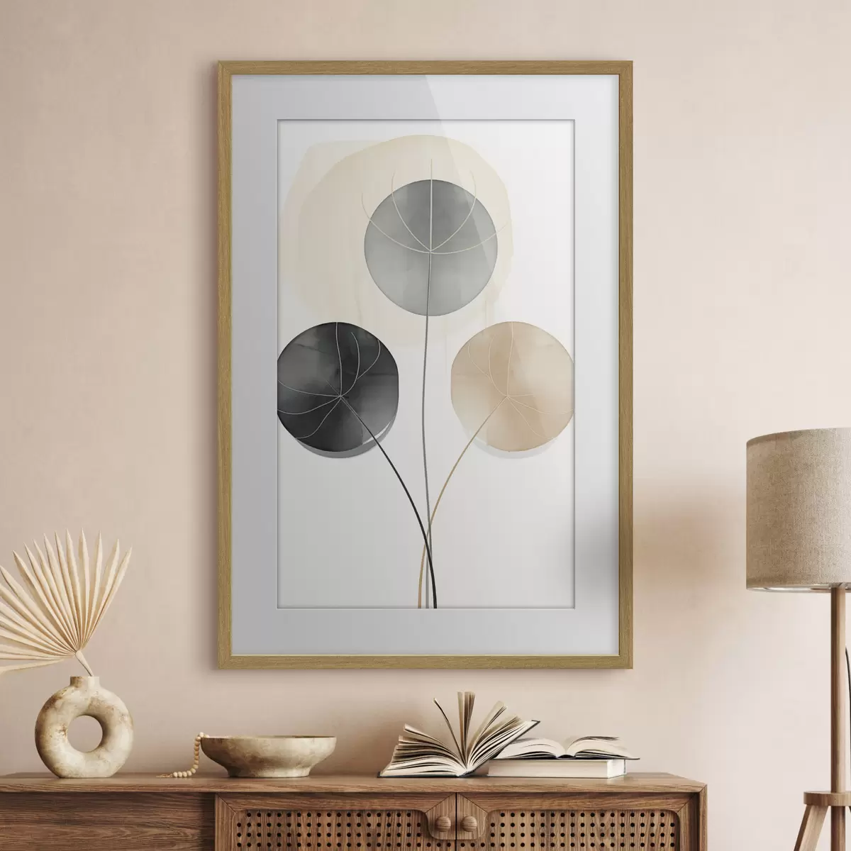 Poster Peinture aux tons clairs f49998