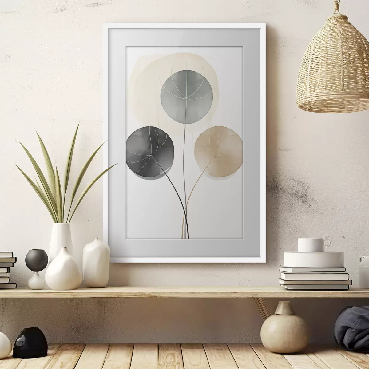 Poster Peinture aux tons clairs f49998