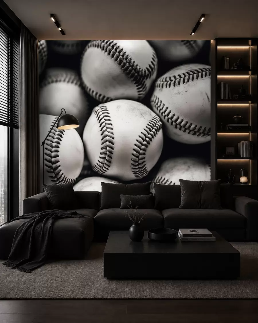 Papier peint Balles de baseball w09966