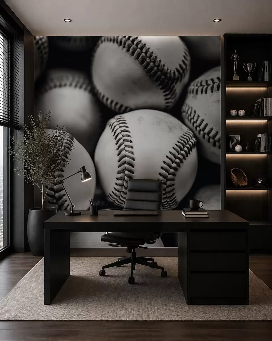 Papier peint Balles de baseball w09966