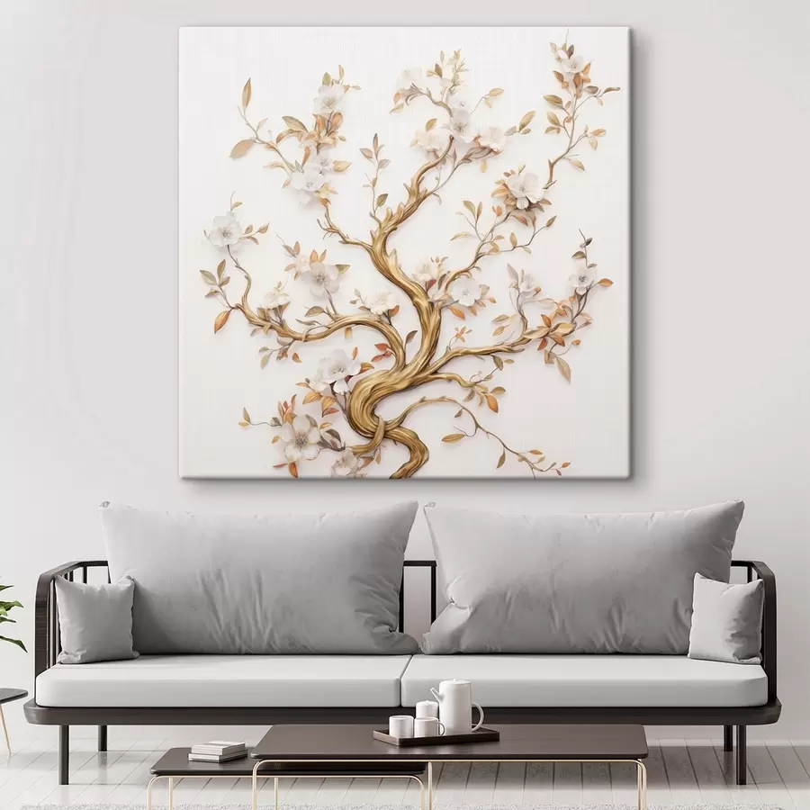 Tableau Arbre à fleurs s50020